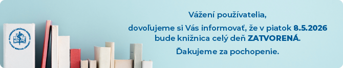 Oznam zatvorená knižnica